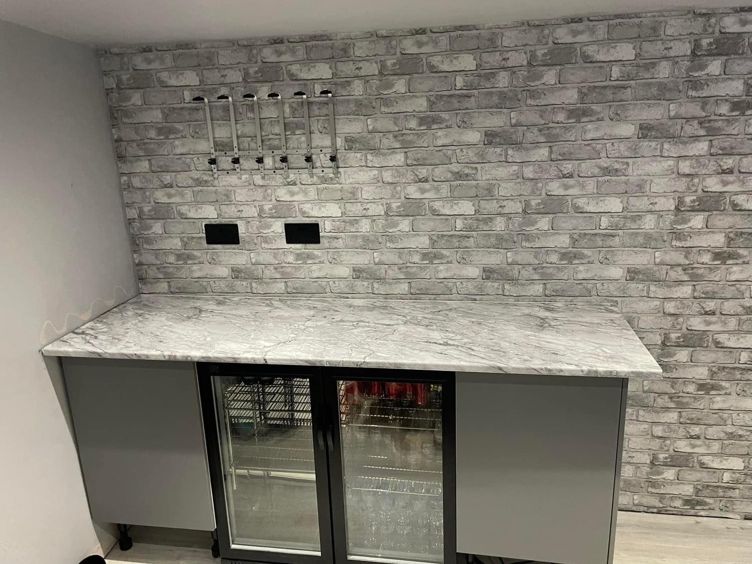 Decorating stairway with high-durability paint